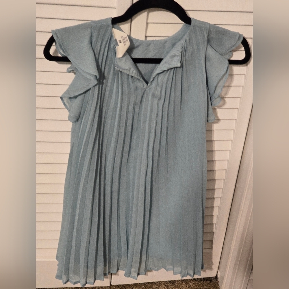 H&M Womens Off-the-Shoulder Pleated Top - Picture 2 of 4